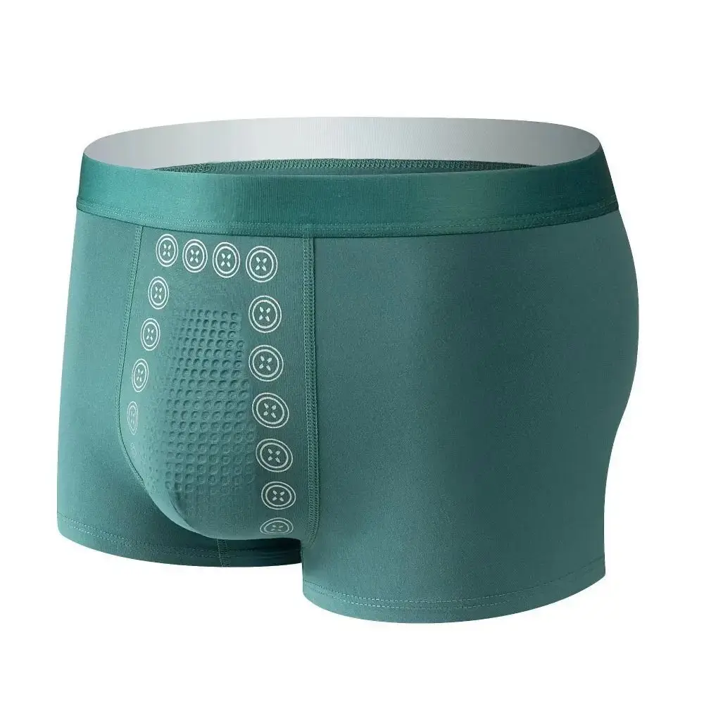 Polyester-Herrenunterwäsche, dehnbare Fasern, Magnetfeldtherapie, Herren-Boxershorts, bequeme Slips für den Freizeitgebrauch — image 9