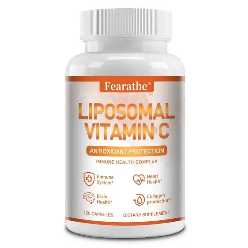 Vitamin C Liposomal tự nhiên - Hệ thống miễn dịch & Tăng cường Collagen Hấp thụ cao Vitamin cho da Ăn chay thuần chay không biến đổi gen