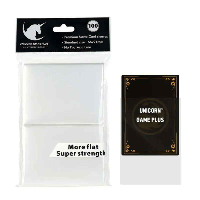 100pcs 2.5 "x 3.5" Premium Trading Card แขน 66x91 มม.ขนาดมาตรฐานกระดานการ์ดเกมสำหรับ MTG Magic Gathering Lorcana การ์ดเกม — image 21