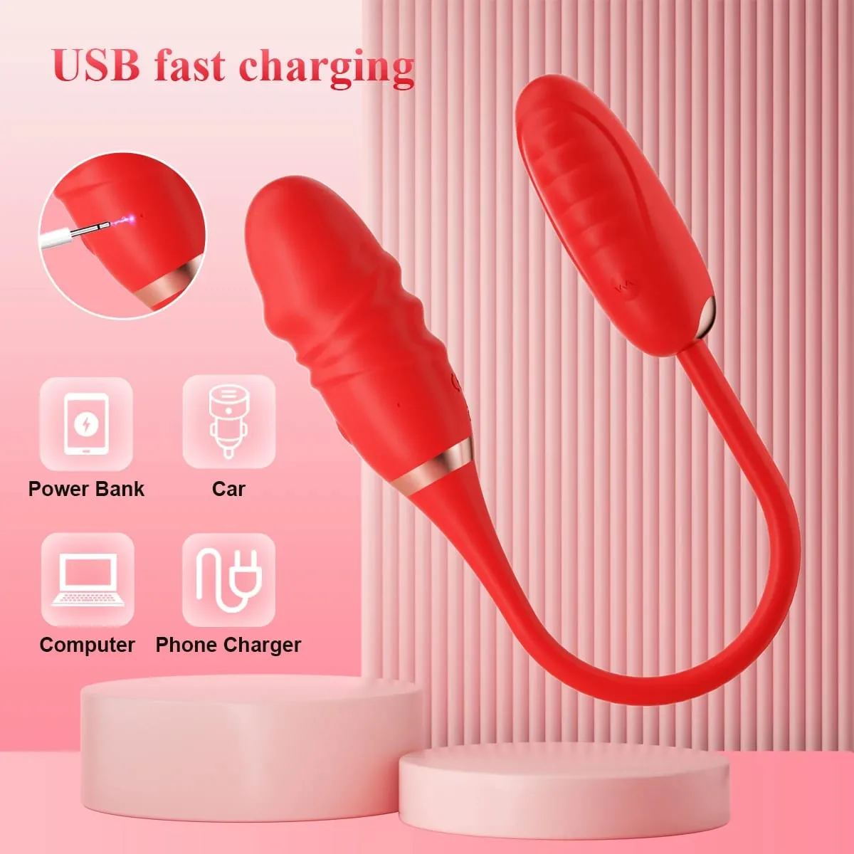 Wireless APP G Spot Vibrator for Women Telescopic Dildo Clitoris Stimulator Vagina Love Egg Panties Sex Toys for Adult