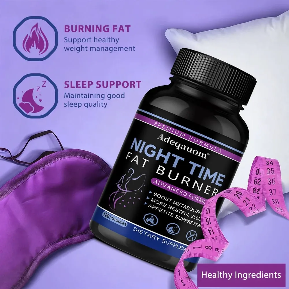 Natte-fedtforbrænder-støttekapsler understøtter skånsom metabolisme Fordøjelses-wellness og afslappende søvn naturligt supplement — image 2