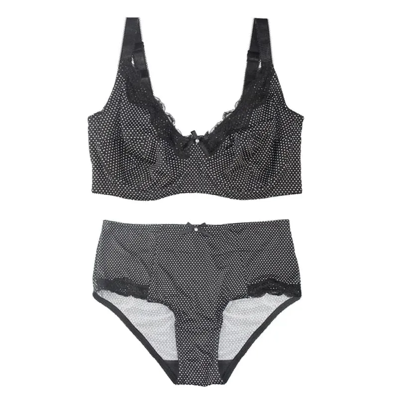 Mierside D0295 Hot Fashion Plus size bh-sæt uden polstring Lingeri til kvinder Sexet 34/36/38/40/42/44/46 C-D-DD-DDD(E)-F-G