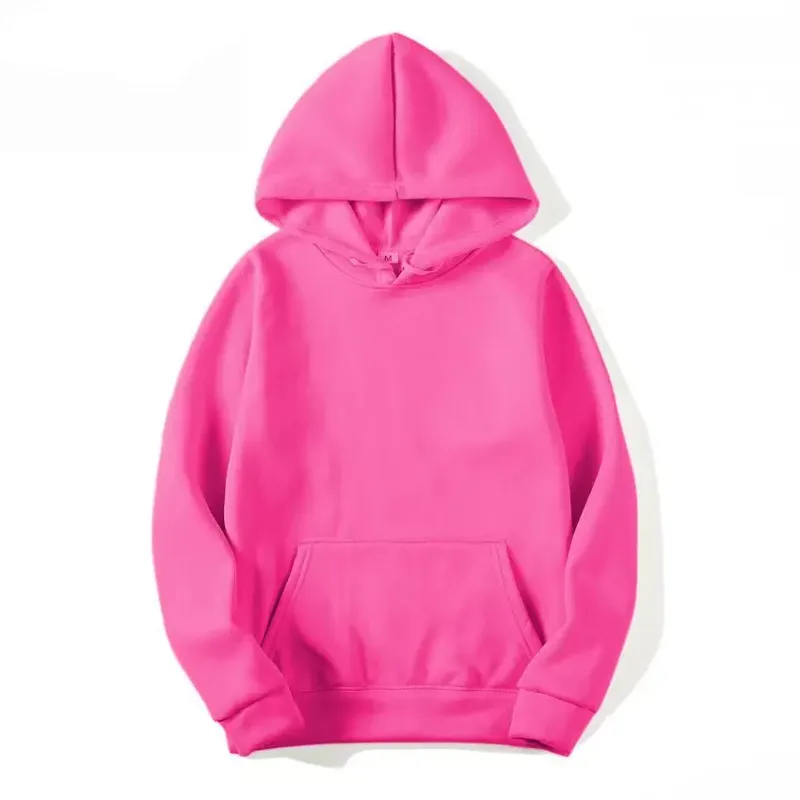 2025 Men's Solid Color Hooded Sweaters Men's Warm Wool Sweater Fashionable Street Clothing Loose Breathable Jersey Brand Hooded — image 18