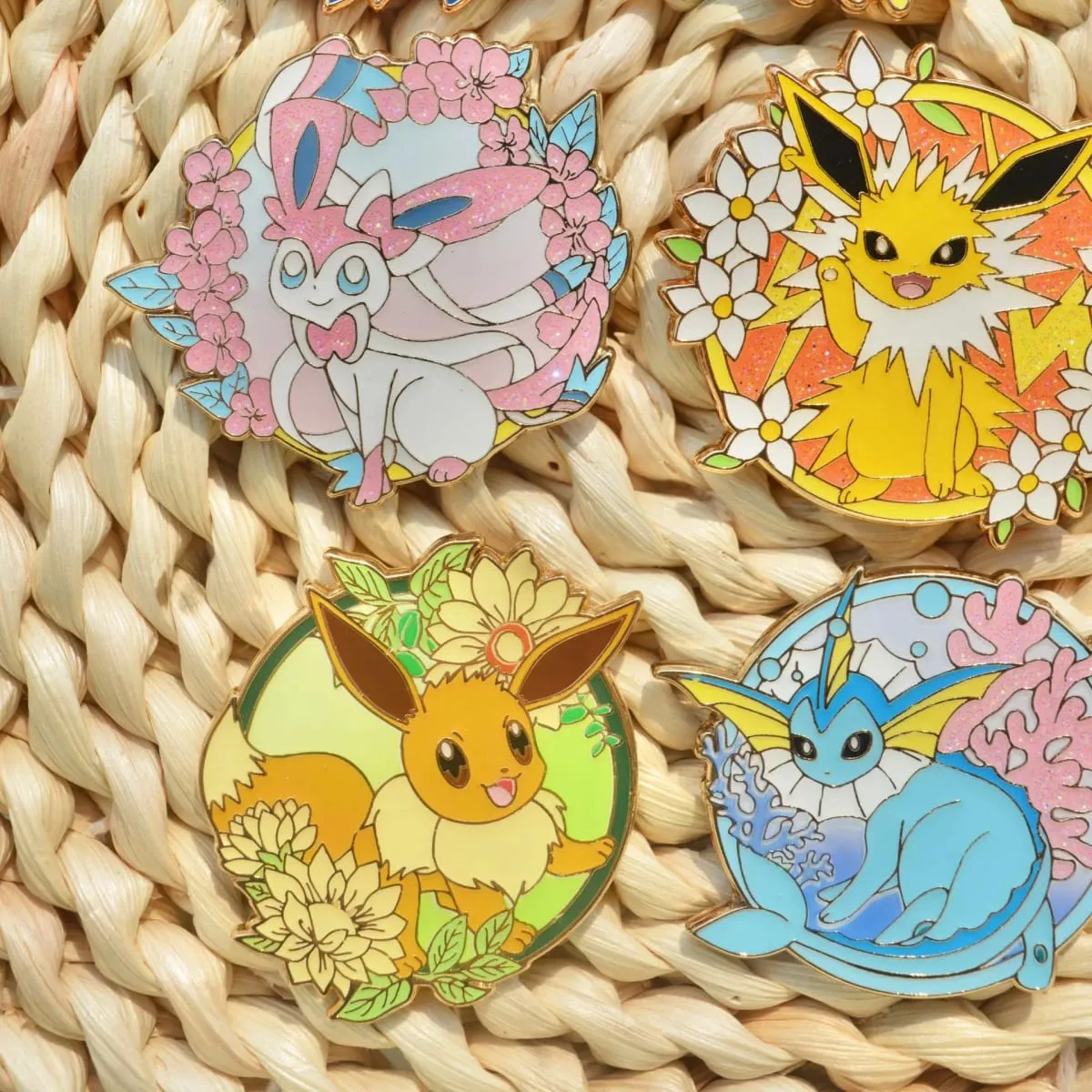 Pokemon Eeveelution Eevee Enamel Pins for Clothes Badges on Backpack Lapel Pin Decoration Anime Jewelry Accessories Gifts — image 6