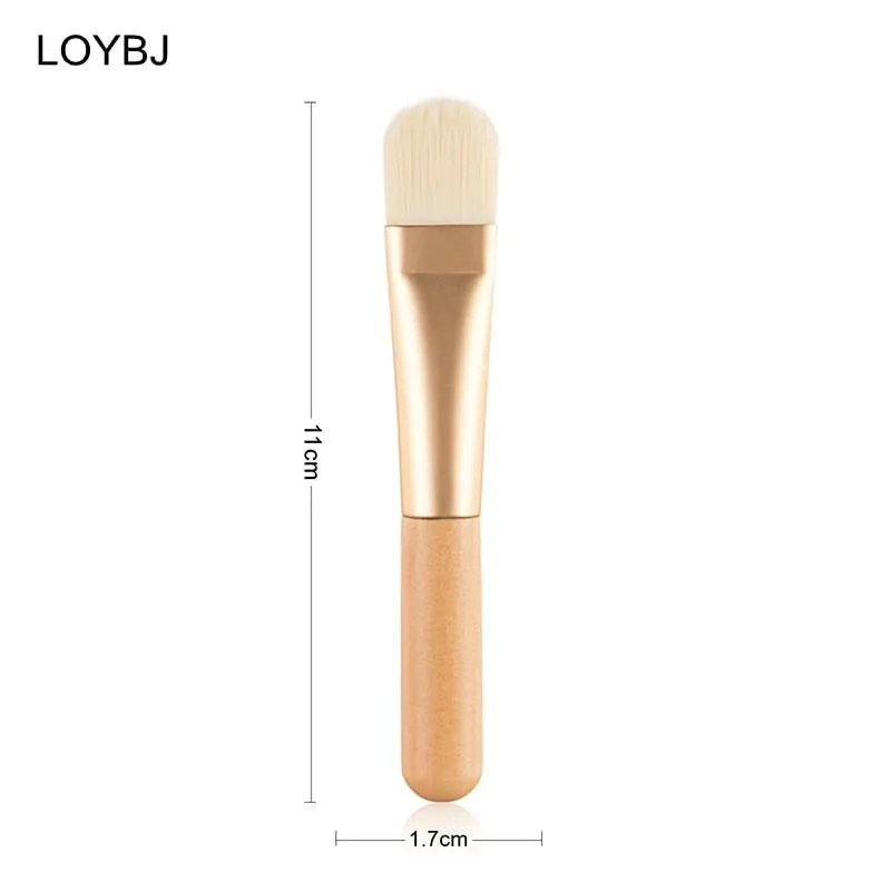10/20/50Pcs Facial Mask Brush Fan Shaped Soft Face Professional Makeup Brushes Wooden Handle Portable Skin Care Cosmetics Tool — image 5