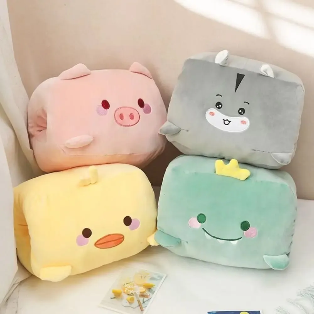 Yaratıcı peluş oyuncak el ısıtıcı peluş yastık sıcak tutmak süper yumuşak ofis şekerleme yastığı hayvan el tutma yastığı doldurulmuş oyuncak erkek kadın — image 6