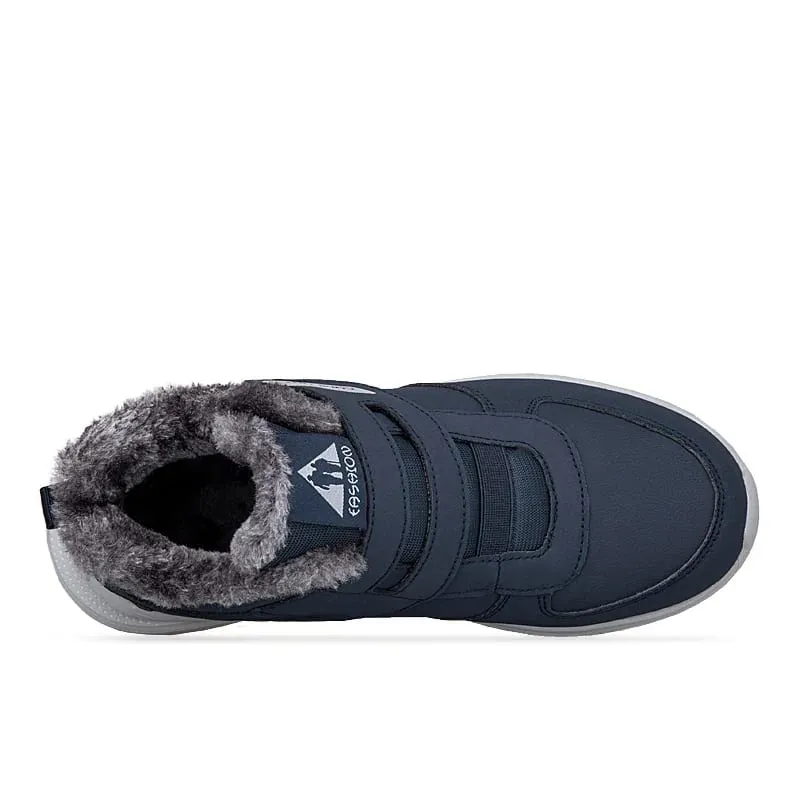 Zapatillas ortopédicas de felpa para invierno, zapatos ajustables para diabéticos, zapatos para caminar, gancho deportivo y bucle, pies hinchados, eversión del pulgar — image 4