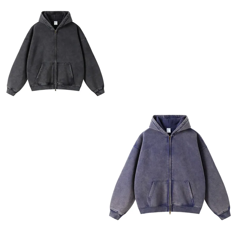 Batik fleece zippered hoodie — image 15
