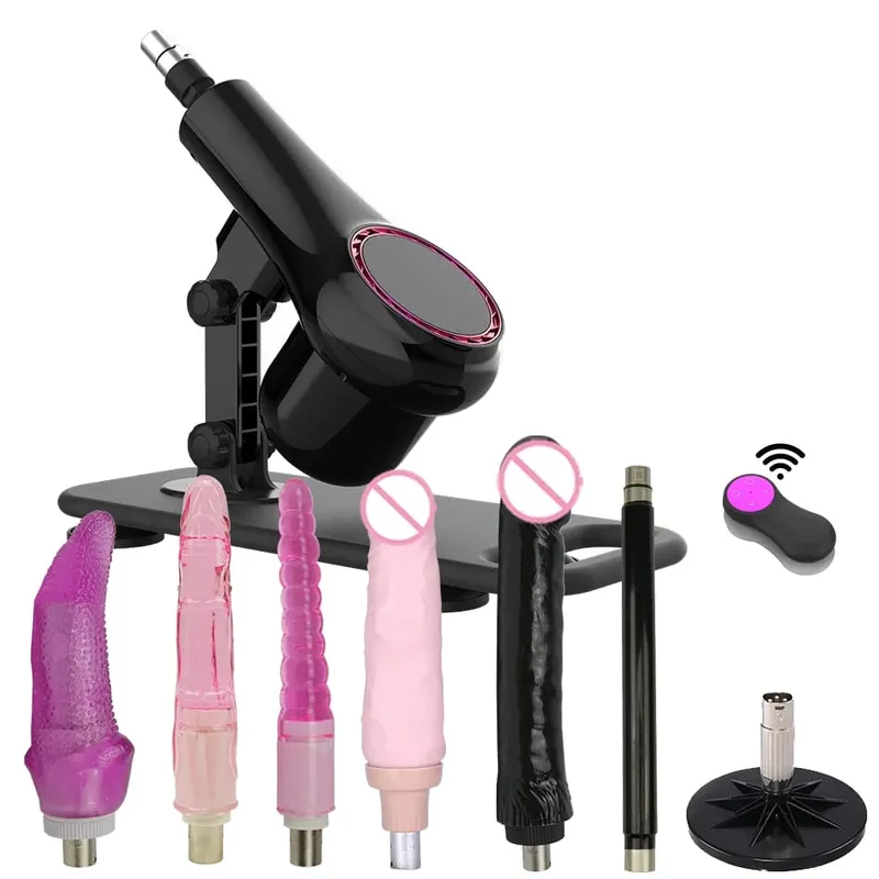 sex machine thrusting love machine automatic telescopic vibrator with Different Dildo Attachments Toys Sex toys — image 26