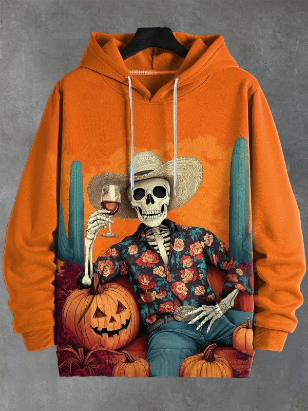 Halloween Men's Graphic Hoodie Pumpkin Prints Classic Casual 3D Pullover Holiday Fashion Hoodies Thin Style Long Sleeve Hooded — image 27