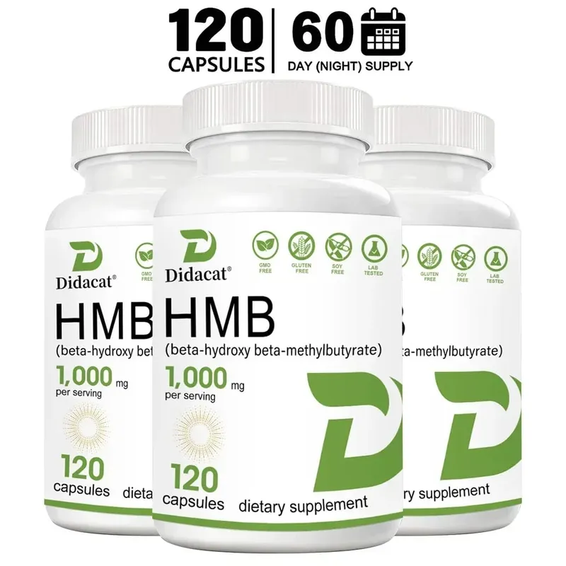HMB Male Energy Booster - for Increased Muscle Mass and Athletic Strength Energy Supplement Endurance Non-GMO Gluten Free — image 10