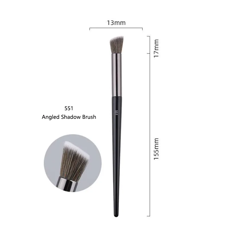 1pc Pro Makeup Brushes Foundation Powder Fan Make Up Brush Contour 3D stippling Eyeshadow Concealer Angled Eye Brow Shadow tools — image 12
