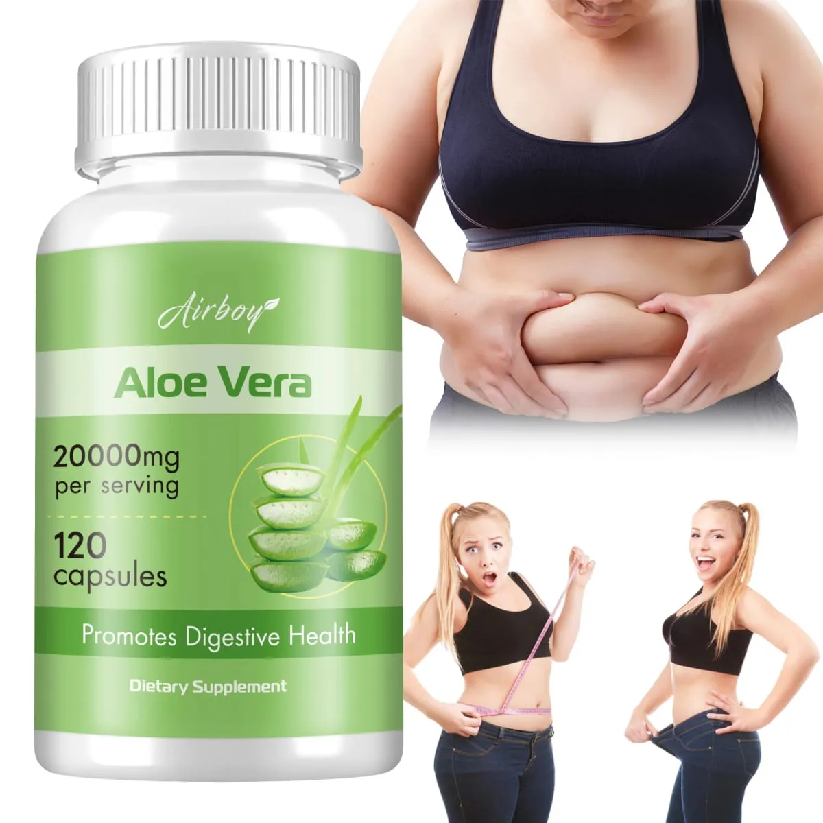 Aloe Vera - Weight management Support Gut Health and Digestive Comfort Stomach Acid Buffer Support Metabolism Natural Immune — image 2