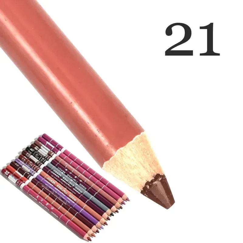 28Color Antifouling Lip Liner Professional Lipstick Pen Precise Waterproof Lip Outline Pencil Lip Makeup Lasting Eyeliner Creamy — image 32