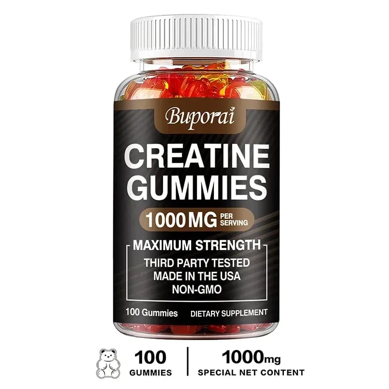 Creatine Monohydrate Gummies - Boost Energy Build Muscle Mass and Improve Athletic Performance