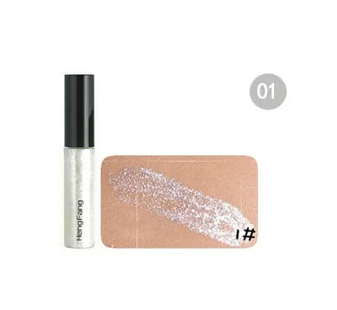Brand Shiny Makeup Waterproof Long Wear Color Glitter Eyeliner Liquid Make Up Long Lasting Natural Eye Liner Gel 52158# — image 8