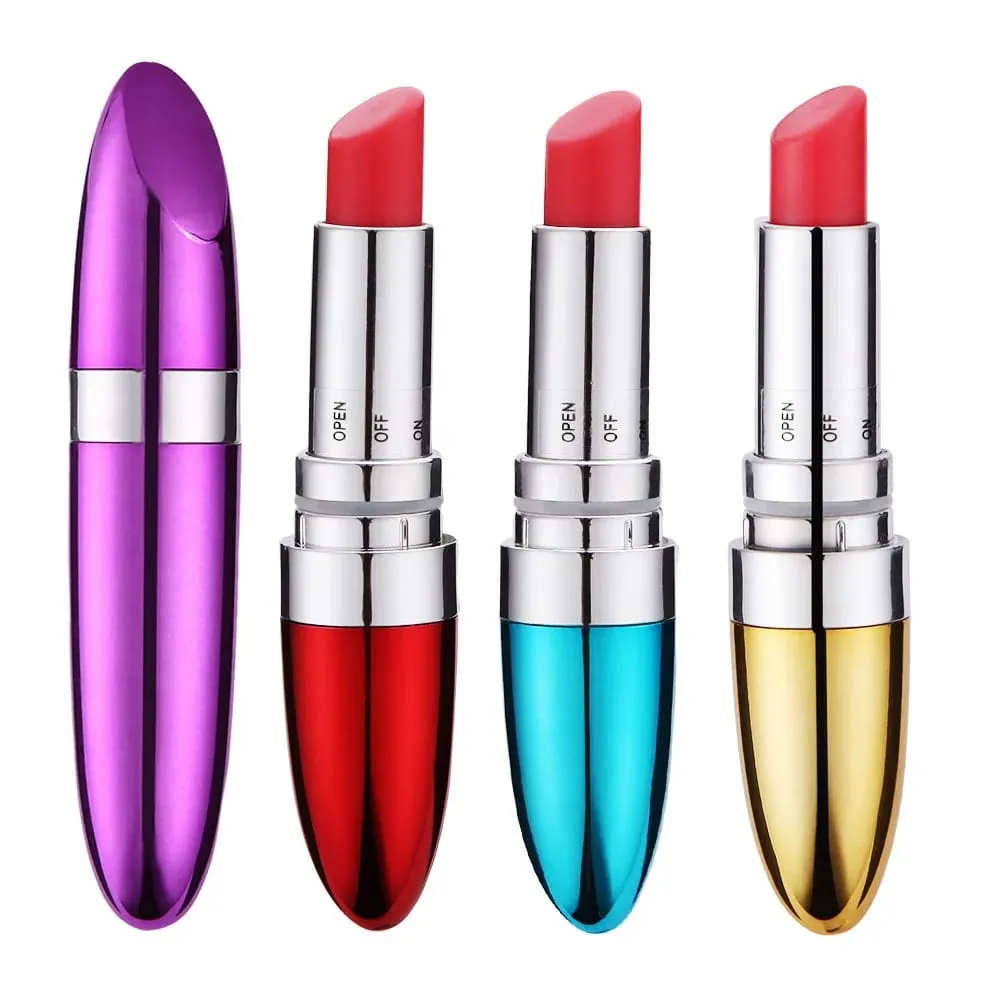 Mini Lipstick Vibrator Výkonná stimulace klitorisu bodu G diskrétní Vibrace Sex Toy Bullet masturbace pro dospělé
