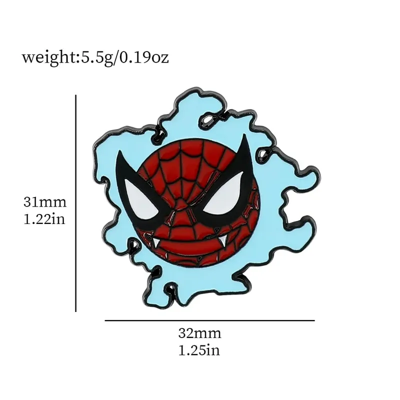 Gengar Cartoon Brooches Anime Enamel Lapel Pins for Backpack Accessories Fans Collection Brooches Jewelry Gift — image 23