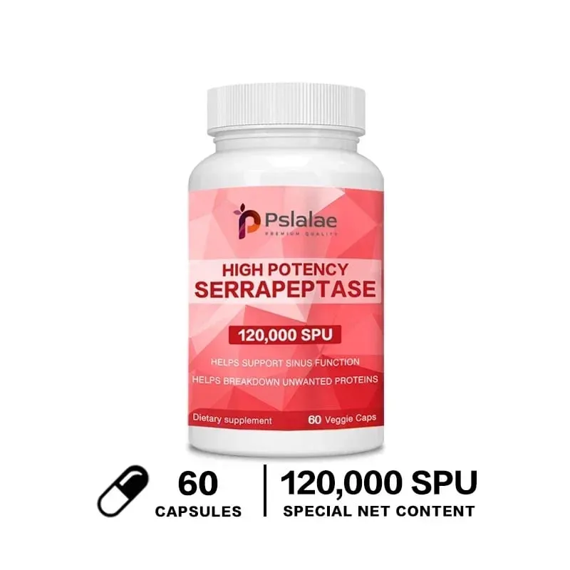High Potency Serratiopeptidase Capsules - Supports Sinus Health and Airway Function and Improves Immunity Supplement — image 8