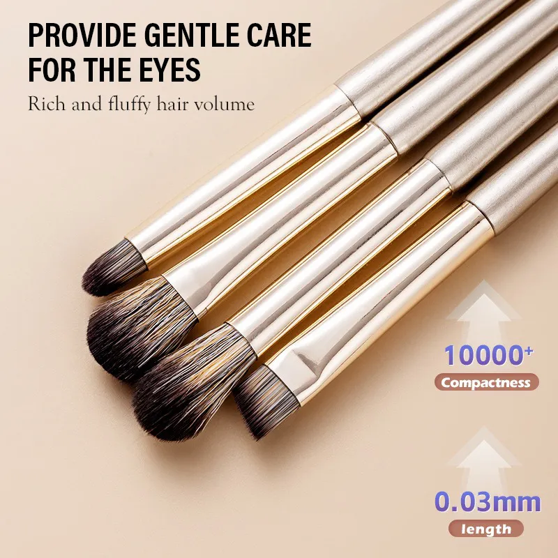 5/8/10/13/15pcs Professional Makeup Brushes Tools Set Gold Make Up Brush Tools Kits for Eyeshadow Eyeliner Cosmetics Brushes