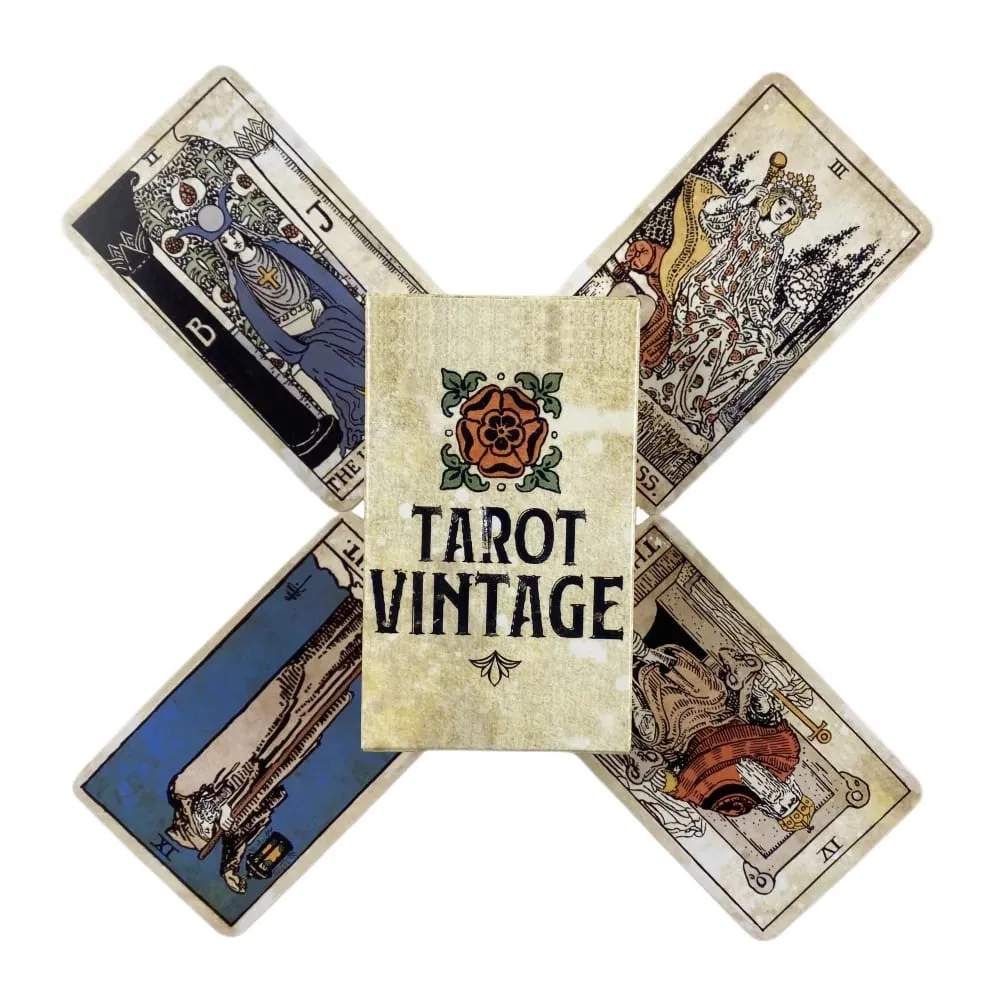 Tarot Vintage Cards A 78 Rider Deck Oracle English Visions Divination Board Playing Game Cards — image 4