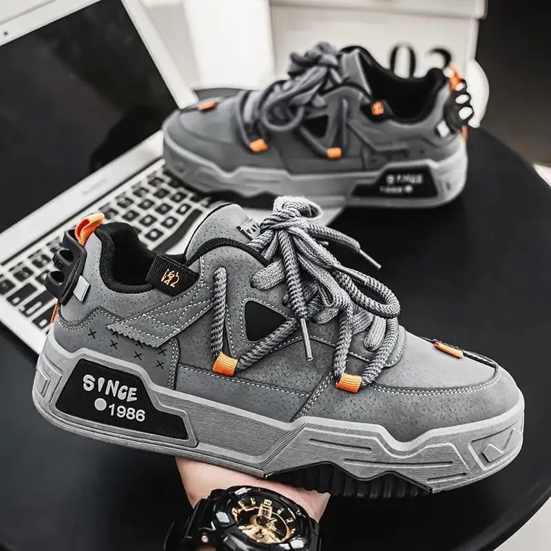Spring men's new fashionable low top board shoes trendy versatile sports shoes casual comfortable men's sneakers — image 9