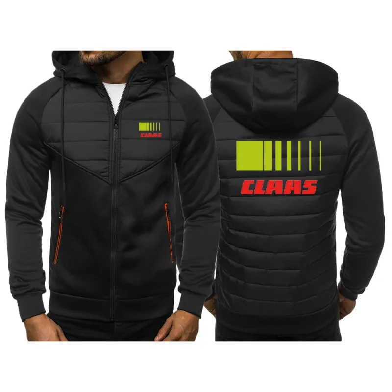 Claas – veste de loisirs pour hommes, nouveau Style, mode printemps et automne, sweat-shirt avec coutures tricolores, hauts confortables en coton, 2024 — image 2