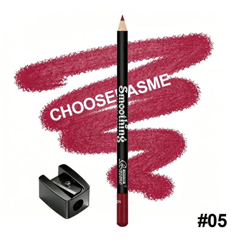Smoothing Lip Liner Pencil Waterproof Matte Lip Contour Lipstick Long Lasting Makeup Comes With Free Pencil Sharpener — image 8