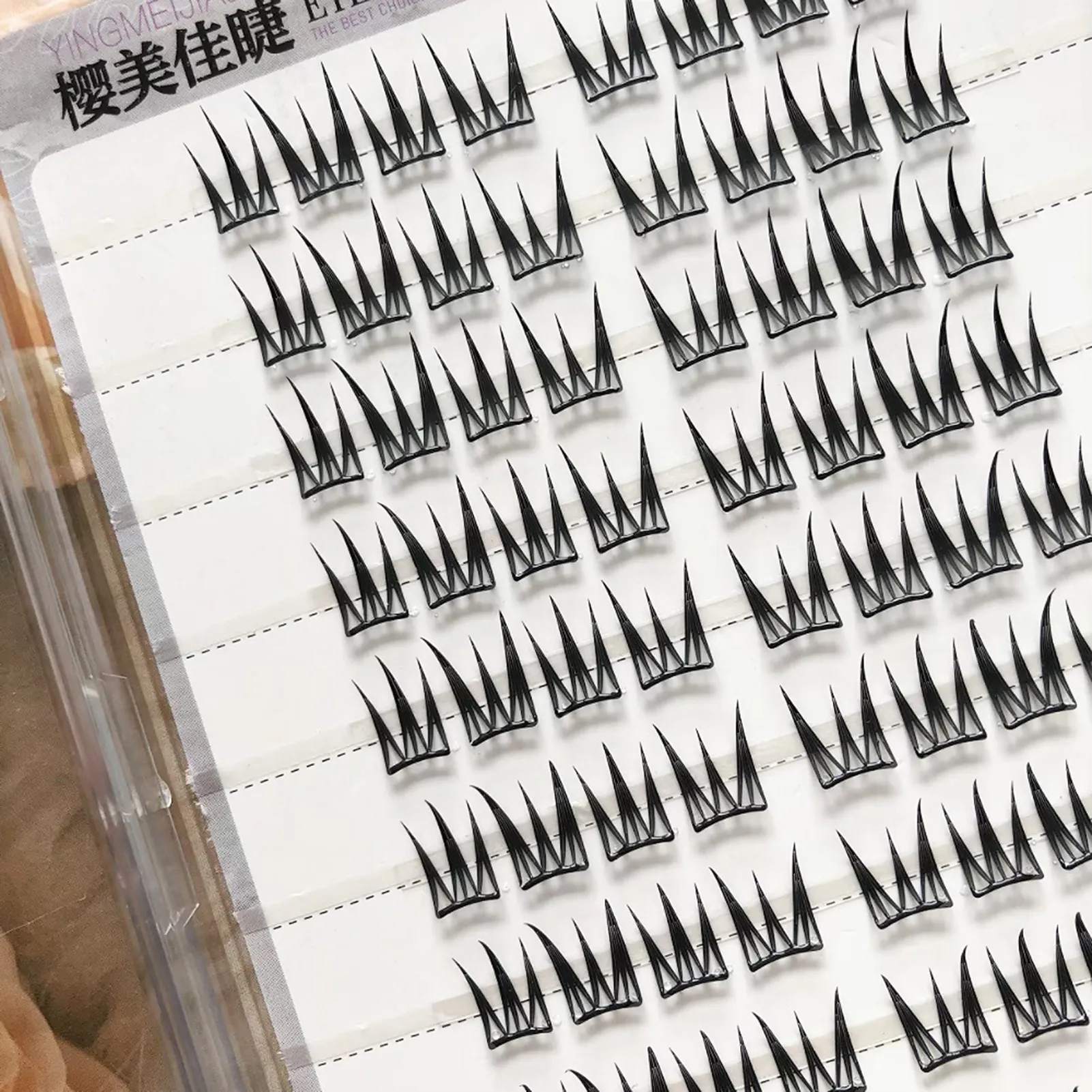 Extensions de faux cils au Volume moelleux, boucles naturelles en forme de V, grande capacité, usage quotidien, maquillage parfait pour les yeux des femmes — image 5