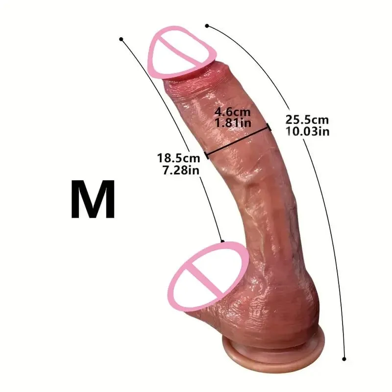 Oversized Realistic Dildo Huge Penis Penetration Anal Sex Toys For Women Masturbation Soft Dick Dildos Sexy Adult Sex Toy Gay — image 5