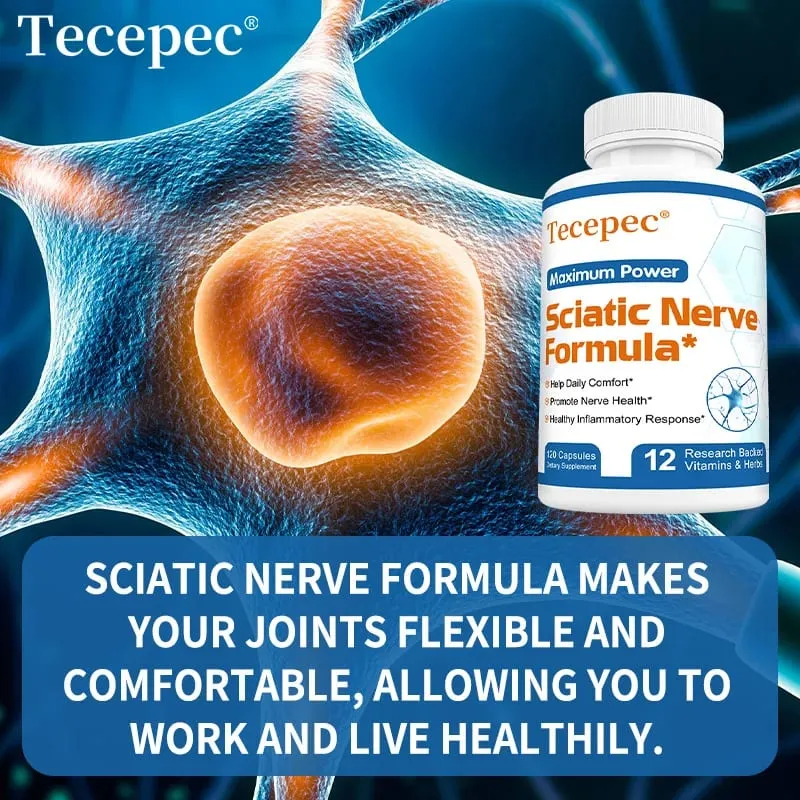 Sciatica Health Support - Sciatica Relief Supplement Vitamin B Complex- Nerve Health Anti-Inflammatory & Nerve Support Formula — image 3