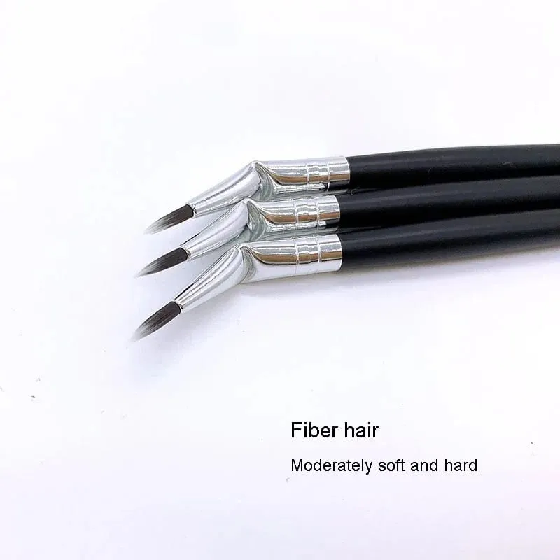 1Pc Bent Liner Makeup Brushes Precision Angled Eyeliner Brush Eyeshadow Eye Brow Tool Detail Eye Liner Precision Cosmetic Tools — image 2