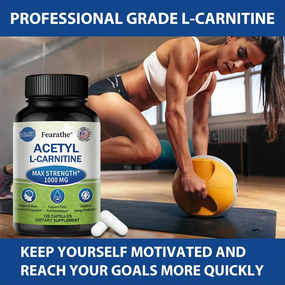 Acetyl L-Carnitine - High Potency Supports Natural Energy Production Sports Nutrition Supports Memory and Concentration — image 4