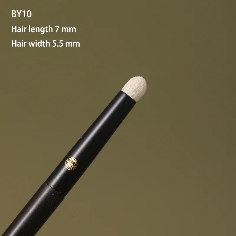 Limited||Professional Handmade Makeup Brushes 1PC White Lynx Hair Eye Shadow Blending Brush Ebony Handle Make Up Brush