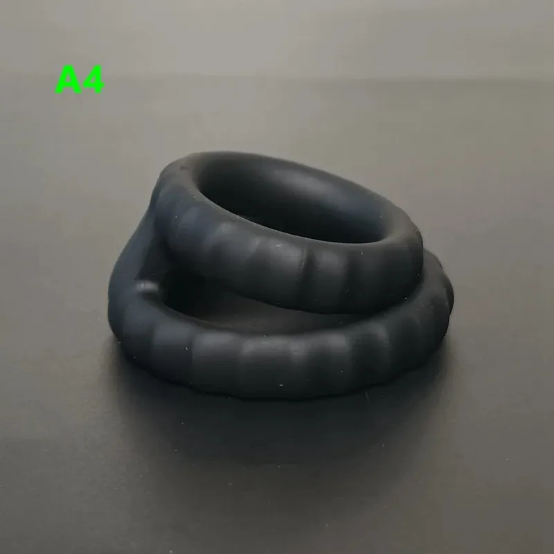 Penis Ring Reusable Silicone Semen Cock Ring Penis Enlargement Delayed Ejaculation Sex Toys For Men — image 10