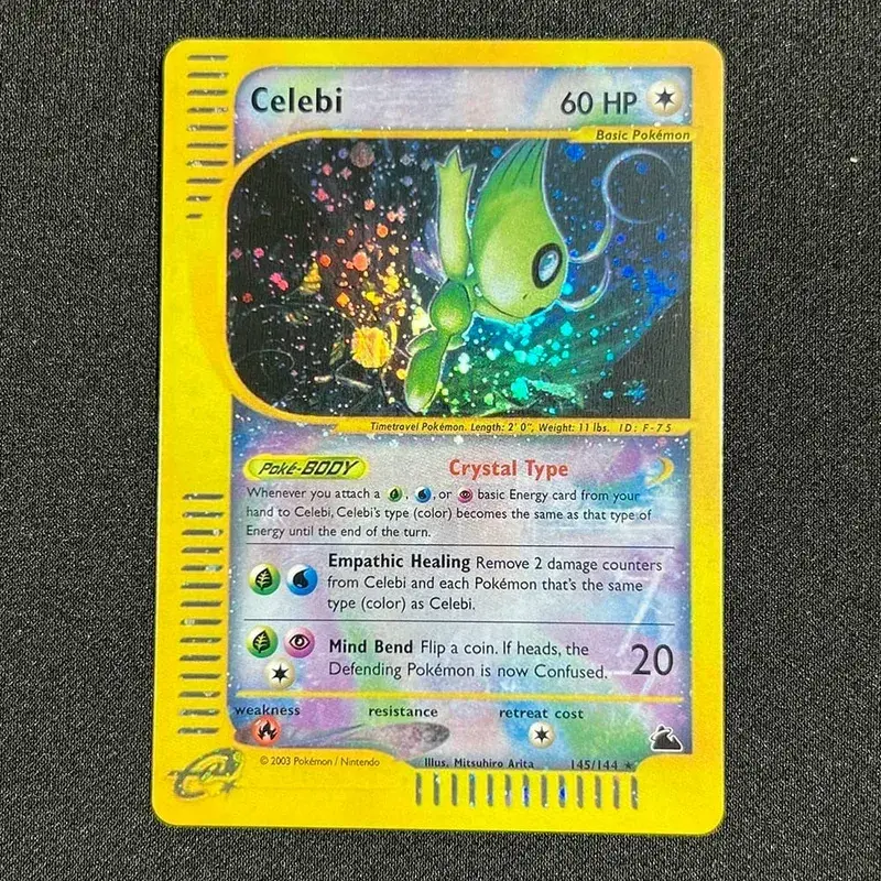 PKM Single Cards 1st Edition E-Card Celebi Charizard Skyridge (SK) Foil Cards Zapdos Aquapolis Classic Game Collection PROXY — image 4