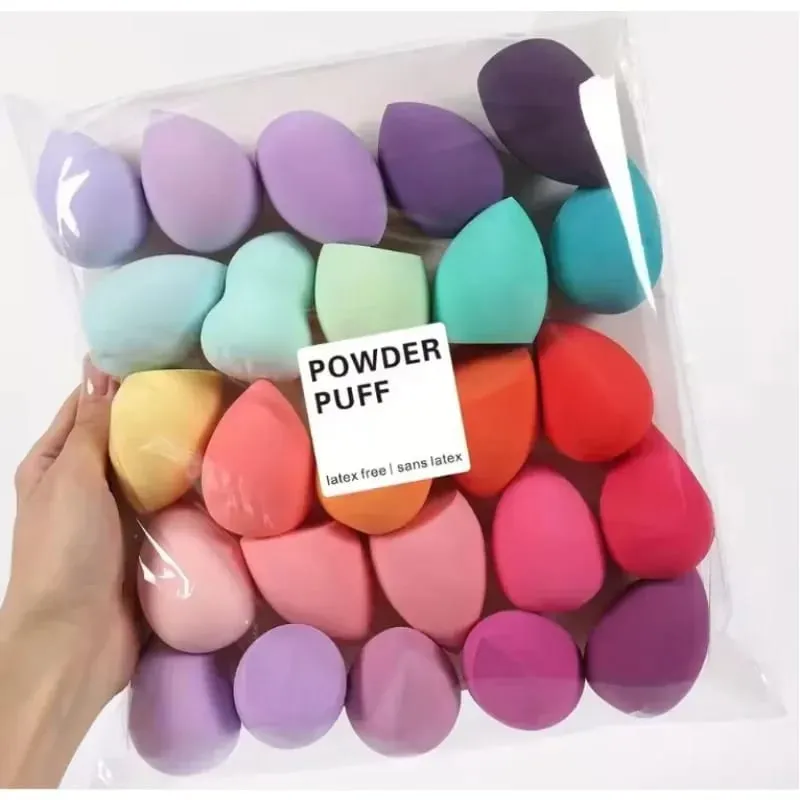 4/7/18 Piece Makeup Sponge Set Suitable for Liquid BB Cream Powder Application Makeup Egg Dry Wet Dual-Use Powder Puff Girl — image 6