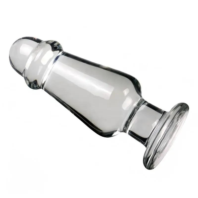 Large Diameter Glass Dildo Female Masturbator Male Prostate Stimulation Anal Expander Plug Adult Sex Toy for Enhanced Pleasure — image 1