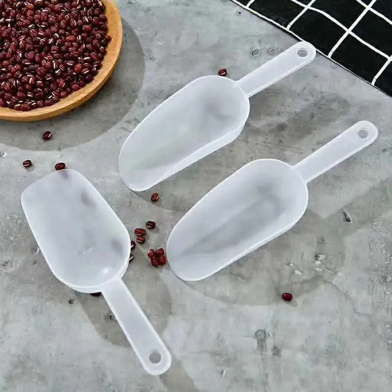 Mini Plastic Ice Shovel Kitchen Flour Food Candy Ice Cream Scoop Dessert Pelles Bonbons Beans Scoops Party Buffet Small Tools — image 10
