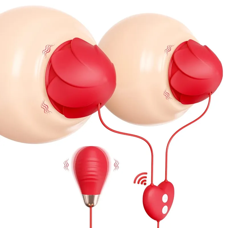 Nipple Vibrator for Women with Nipple Clamps Breast Clips Clitoral Stimulation G Spot Wand Vibrators Adult Goods for Couples 18+ — image 10
