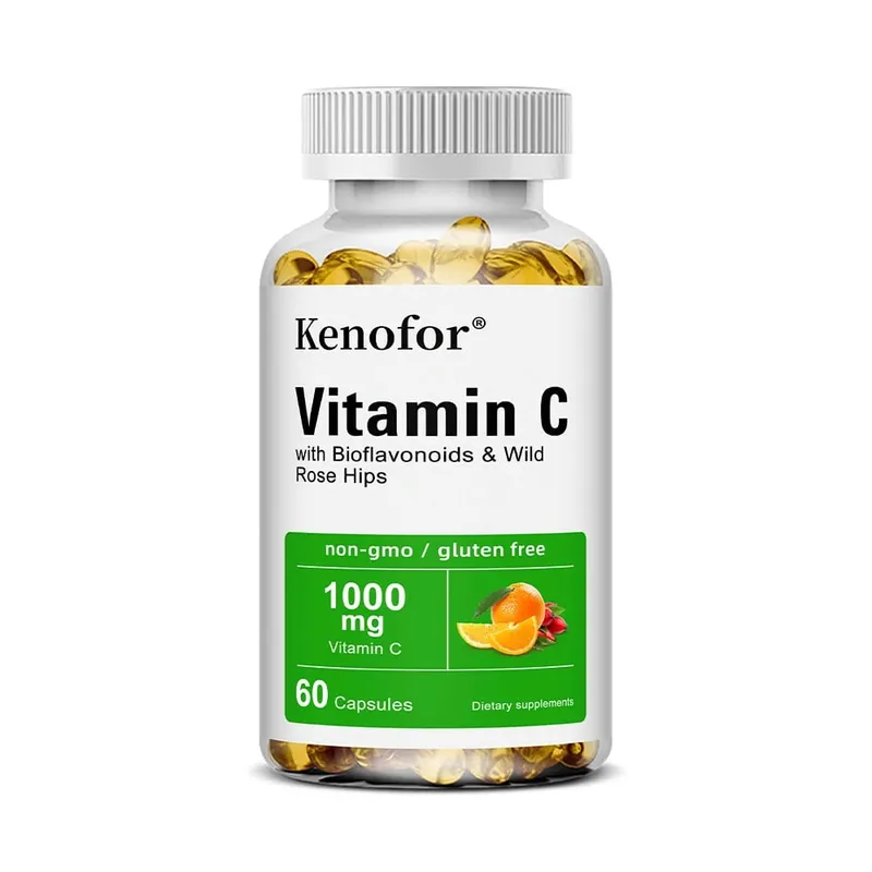 Vitamin C 1000 Mg - with Citrus Rosehip Immune Support Collagen Production Skin Health Antioxidant 120 Capsules — image 9