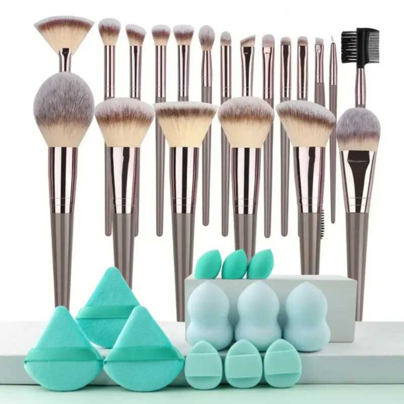 3-20PCS Makeup Brushes Set Eyeshadow Fluffy Foundation Concealer Blush Highlighter Storage Box Female Cosmetics Beauty Tools — image 14
