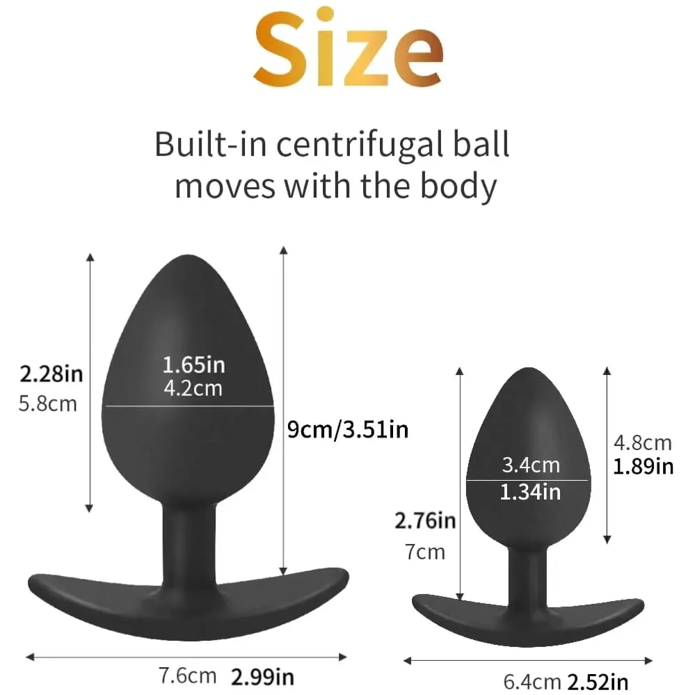 Plug Anal en Silicone, boules intégrées, taille débutant à senior, fesses, Massage du point G, jouets sexuels pour adultes, 1 pièce — image 3