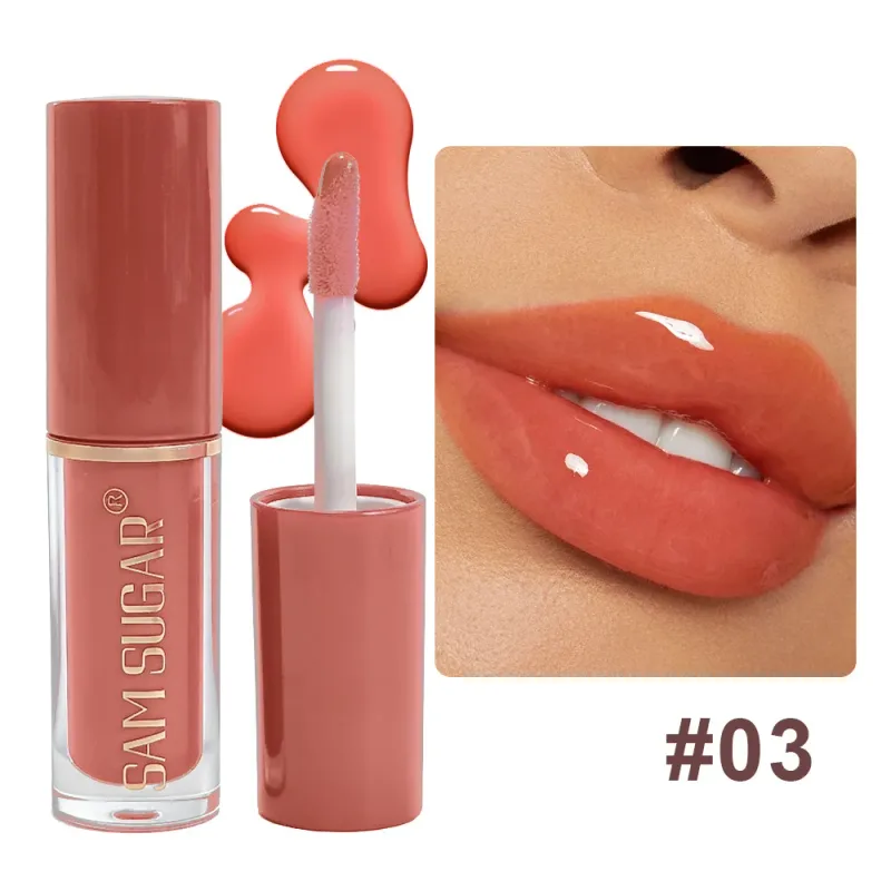 Clear Mirror Gloss Lipgloss Mini Lip Gloss Oil Long Lasting Moisturizing Liquid Lipstick Fade Lip Lines Plumping Lip Tint Makeup — image 4