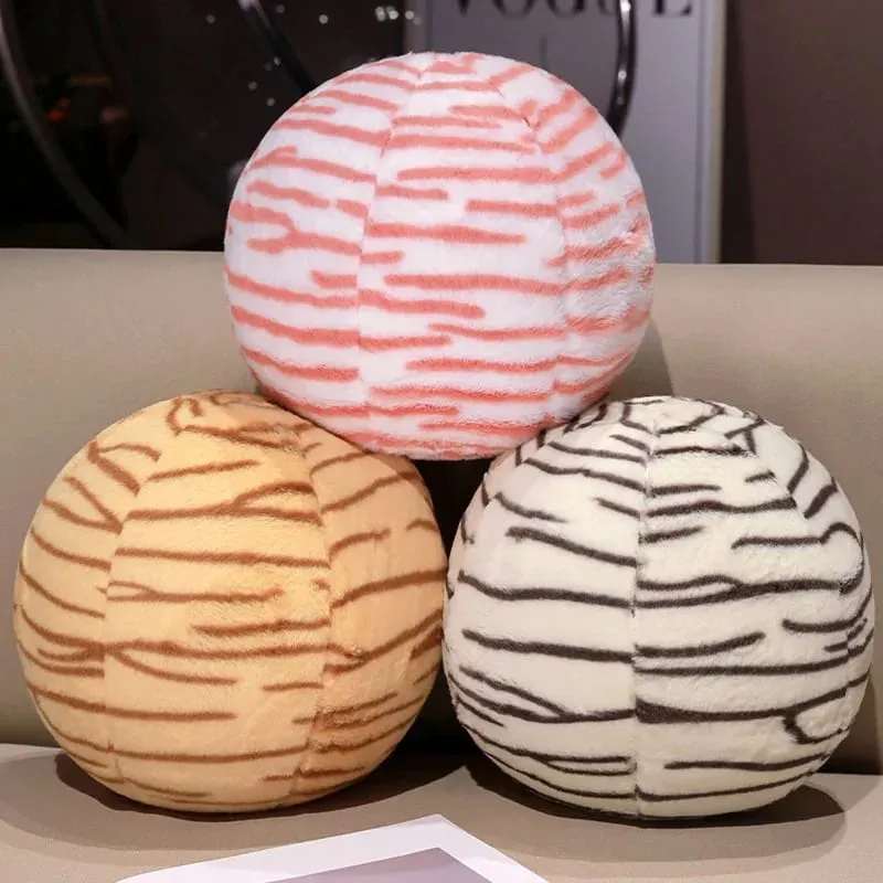 30cm Ins Style Ball Pillow Soft Plush PP Cotton Sofa Pillow Ornament Stuffed Nordic Round Pillow Throw Pillows Home Decoration — image 9