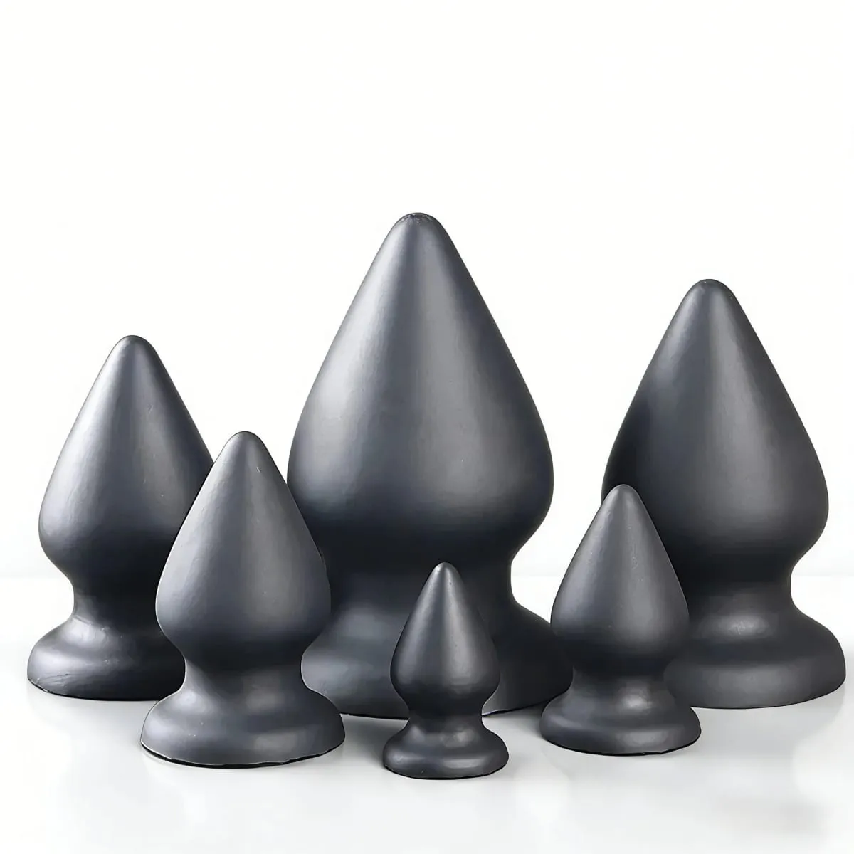 Huge Anal Plug Liquid Silicone Soft Conical Butt Plug Big Anal Dildos for Women Men G-spot /prostate Massage 18+ Sex Toys — image 1