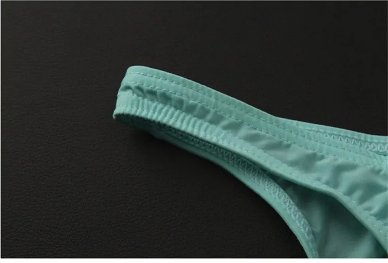 Neue 2026 Männer Eis Seide U Konvexen Samll Briefs Unterwäsche Niedrige Taille Ultra Dünne Transparente Bikini Slip Höschen Plus Größe m-XXL — image 15