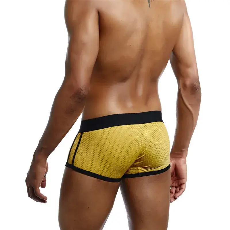 4Pcs Man Underpants Boxershorts Men Boxers Male Breathable Ice Silk Mesh Quick Drying Underwear Men’s Panties Boxer — image 16