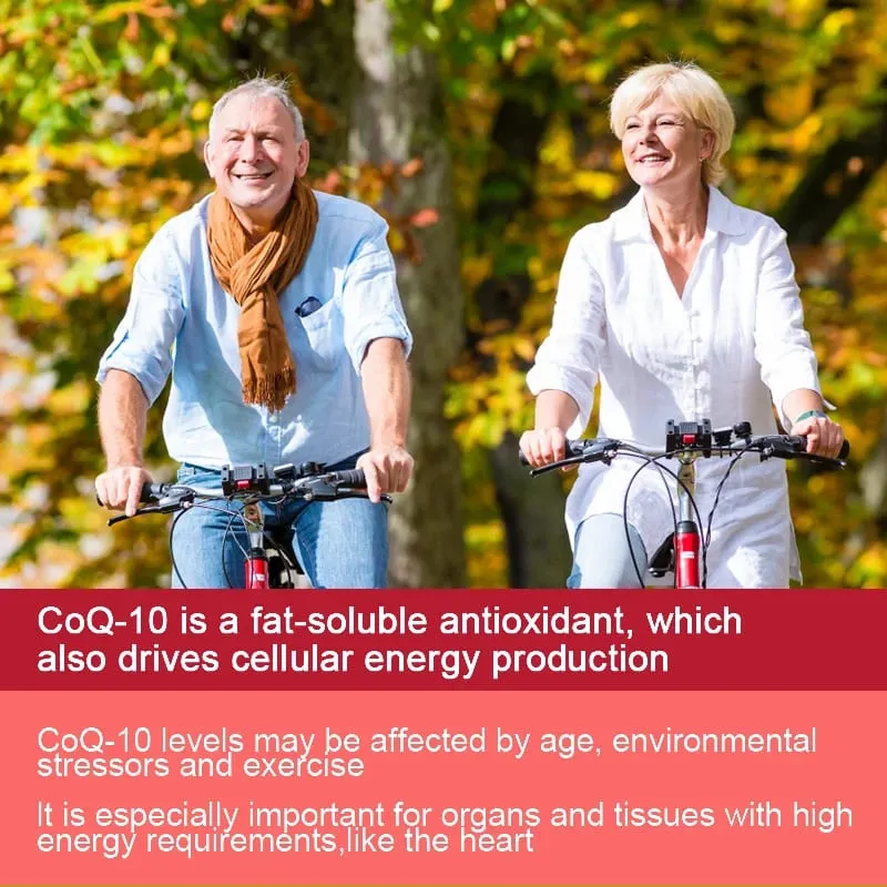 CoQ10 200 mg měkké gely – 3x lepší vstřebatelný antioxidant pro zdraví srdce a produkci energie Koenzym Q10 doplňky stravy — image 5