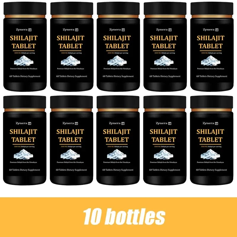 Mandlig forstærkende tilskud med Shilajit-tabletter Støtte til sædkvalitet Naturlig muskelbyggerforstørrelse P-piller Stamina Mand